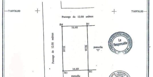 2 PARCELLES CLÔTURÉES EN ANGLE DE RUE LOTIES & RECASÉES À VENDRE, ZOPAH – UNIVERSITÉ LE PIGIER – CALAVI