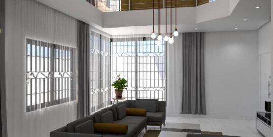 VILLA R+2 DE 8 CHAMBRES ET 3 SALONS SANITAIRES AVEC PISCINE À VENDRE, TOGBA – OUÈDO – CALAVI